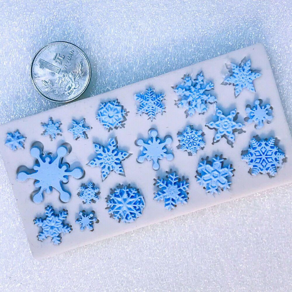 Cake Decorating Candy Jelly Chocolate Baking Mould Snowflake Mold Fondant