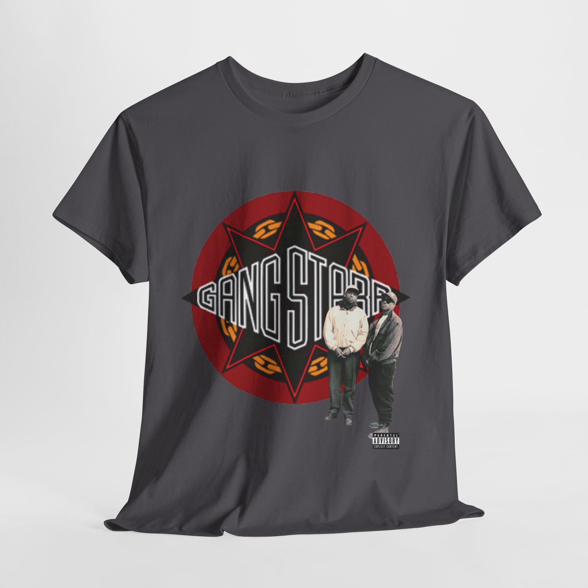 2025Summer Gang Starr Classic Men s and Women s Hip-hop T-shirt, Men s and Women s Pure Cotton Printed Plus-size Leisure T-shirt XL