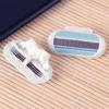 20 PCS Lady Razor Machine Care Body Portable Fashion Replaceable Three Layer Cosmetic Safety Razors Razor Blade