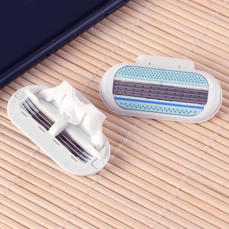 20 PCS Lady Razor Machine Care Body Portable Fashion Replaceable Three Layer Cosmetic Safety Razors Razor Blade