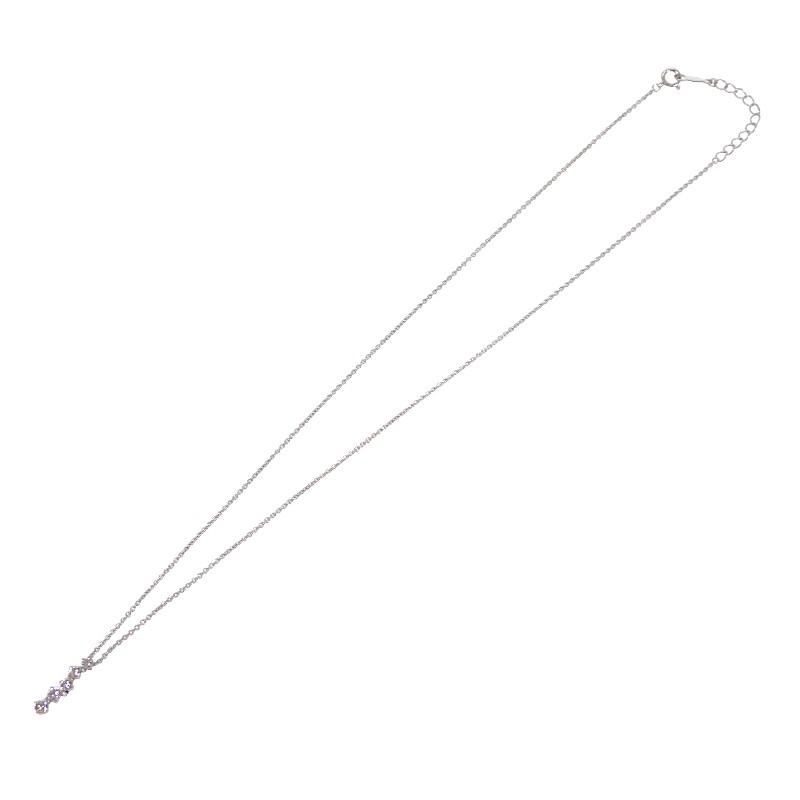 MIKIMOTO Necklace K18 White Gold Women