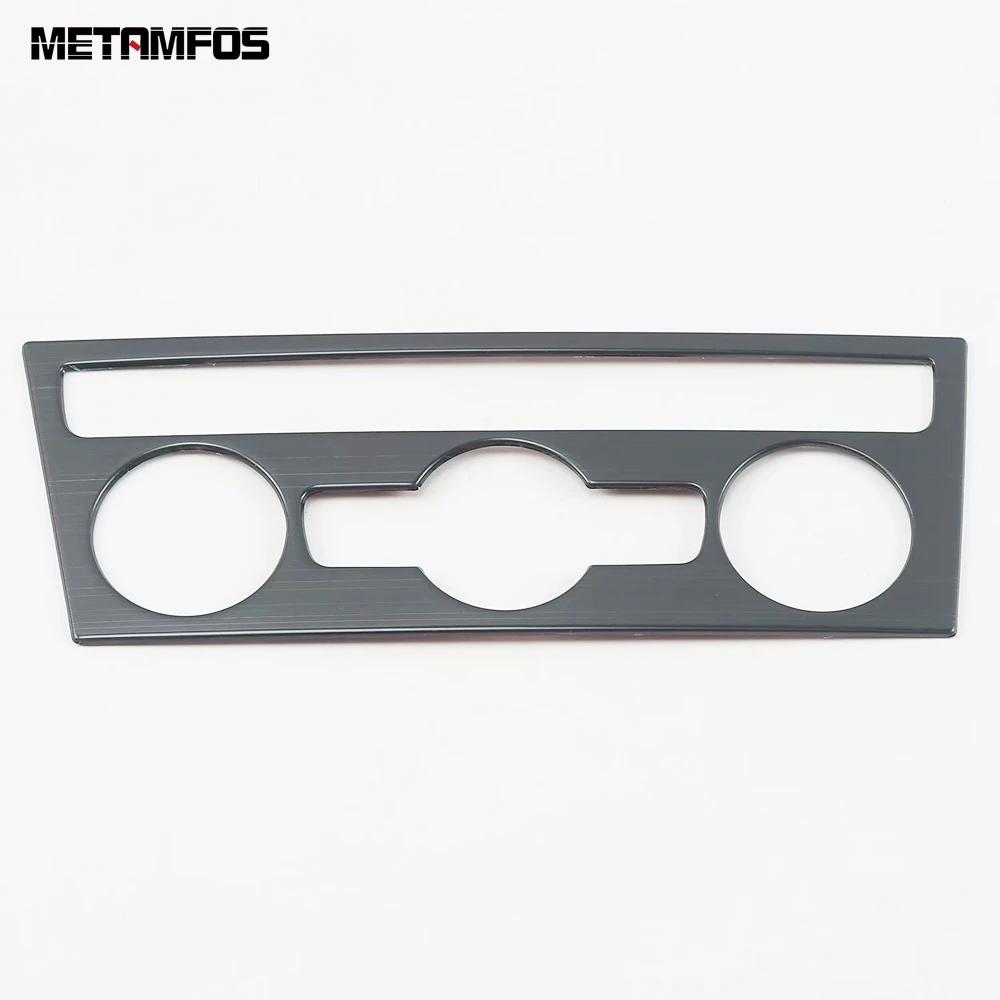 For Volkswagen VW T-Roc TROC 2018-  Carbon Fiber Air Condition Adjustment Switch Panel Cover Trim Interior Accessories