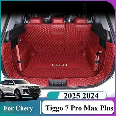 For Chery Tiggo 7 Pro Max Plus 2026-23 Car Boot Mat Rear Trunk Liner Cargo Leather Floor Carpet Tray Protector Accessories Mats