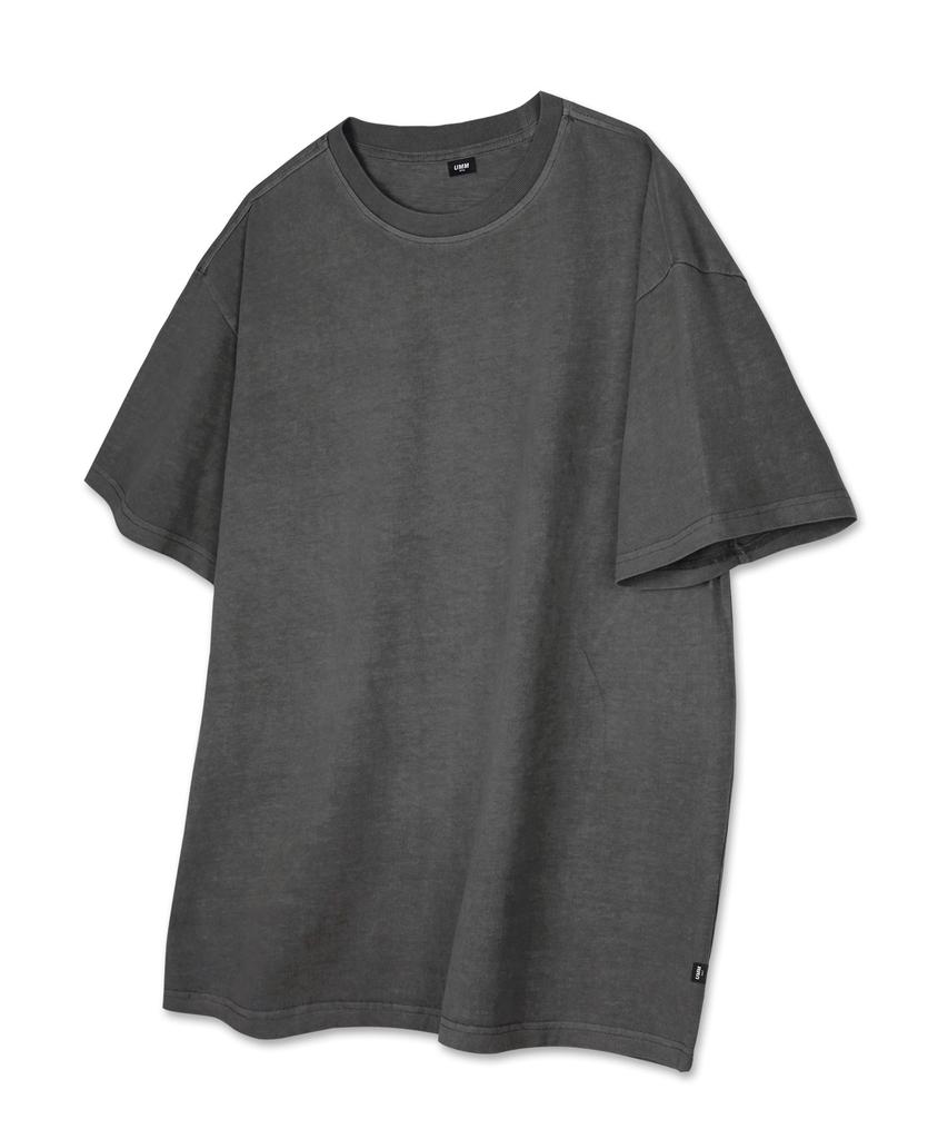 UMM Oversized Plain Pigment Short Sleeve T-Shirt 5 Colors