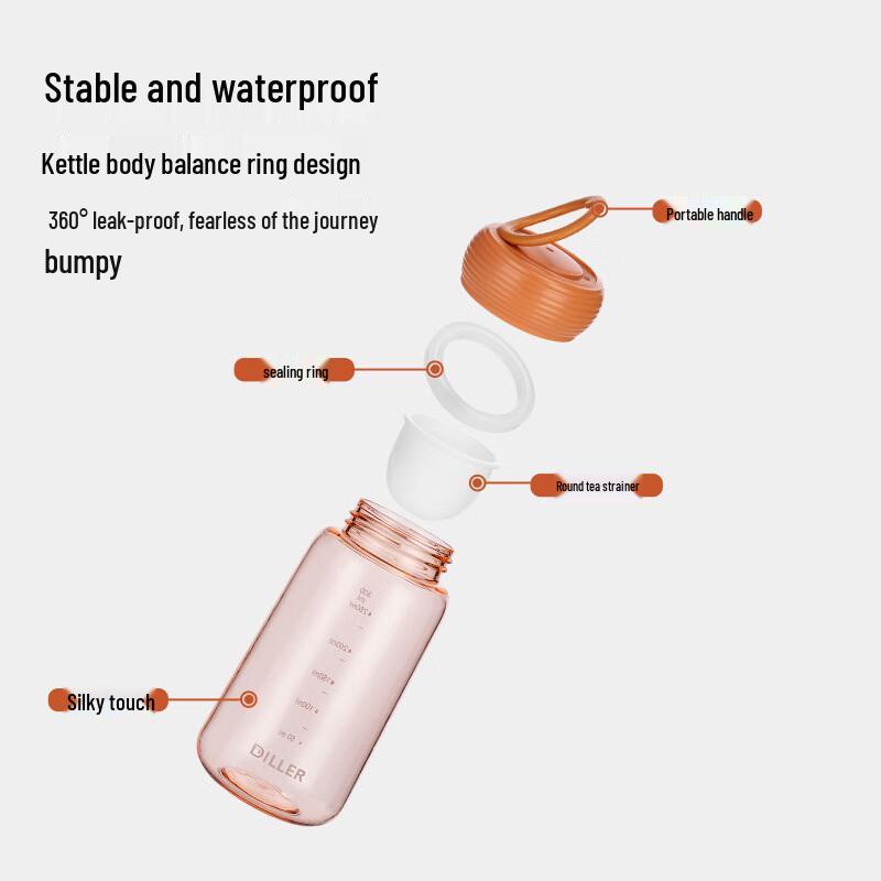 Dileber 300 мл Портативная карманная чашка