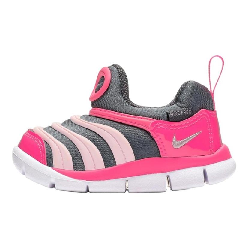 Nike Dynamo Free TD Pink Foam Baby Sneakers Cool-Grey 343938-019
