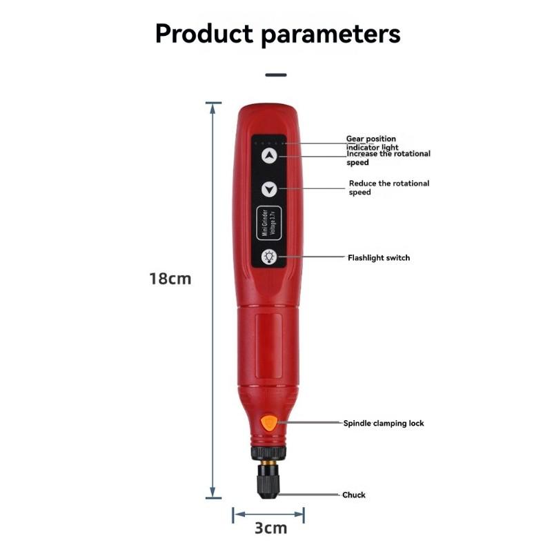 Premium-Handheld Rotary Tool Set Adjustment Electric Grinder Tool Set Grinding Machine For Jade Carving Wood Punching Metal
