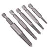 5PCS Hex Shank Broken Screw Extractor Stripped Screw Extractor Kit  For Automotive Repair