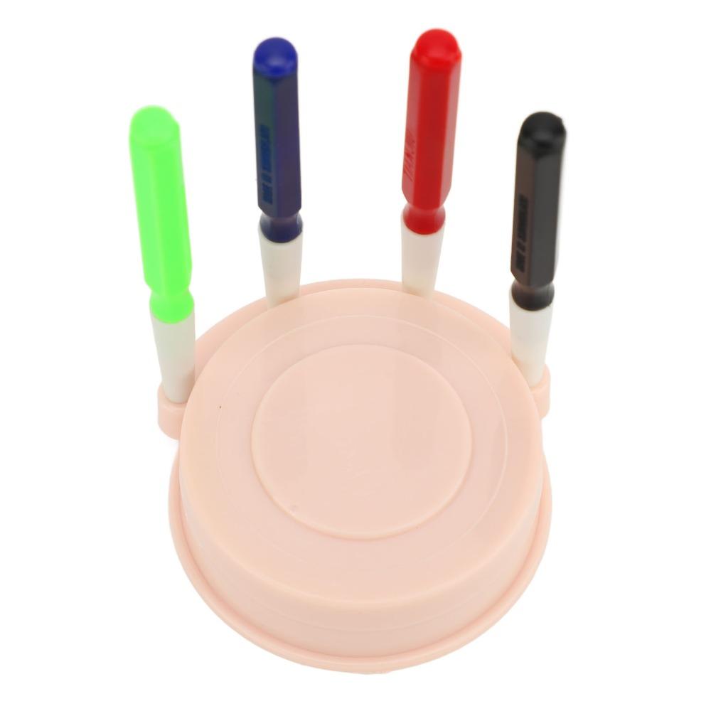 4pcs Matching oil storage cup Watch Oil Pen Watch Lubricating Tool  Watchmaker daily repair