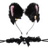 Cat Ear Bell Headband & Hairpin Set - Festive Headdress