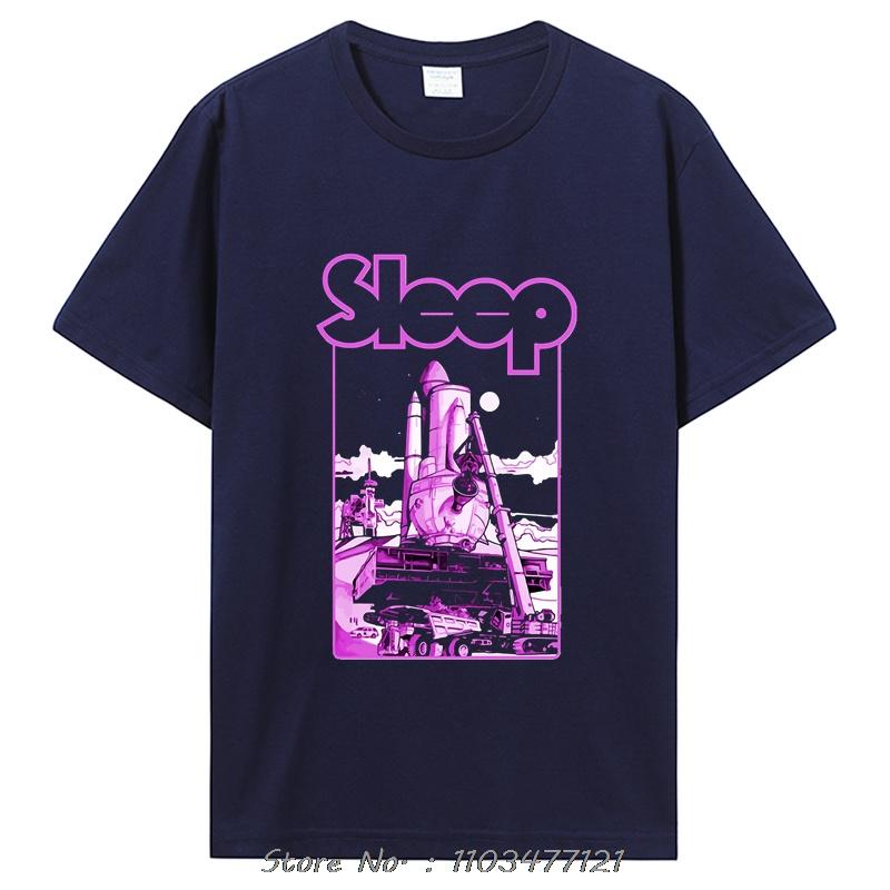 Stoner Metal Schlafband Klassisches T-Shirt Herrenbekleidung Übergroßes Baumwoll-T-Shirt Grafik-T-Shirts Hip-Hop-Tees Tops