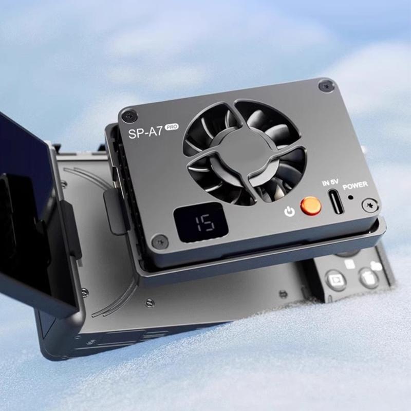 External Camera Cooling Device Adjustment SP A7+ Semiconductor Technology Efficient For A7M4 A7C ZVE1/10 A6700s Cameras