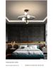 Nordic Style LED Chandelier: Modern Magic Bean Design for Bedroom, Living Room, and Study.