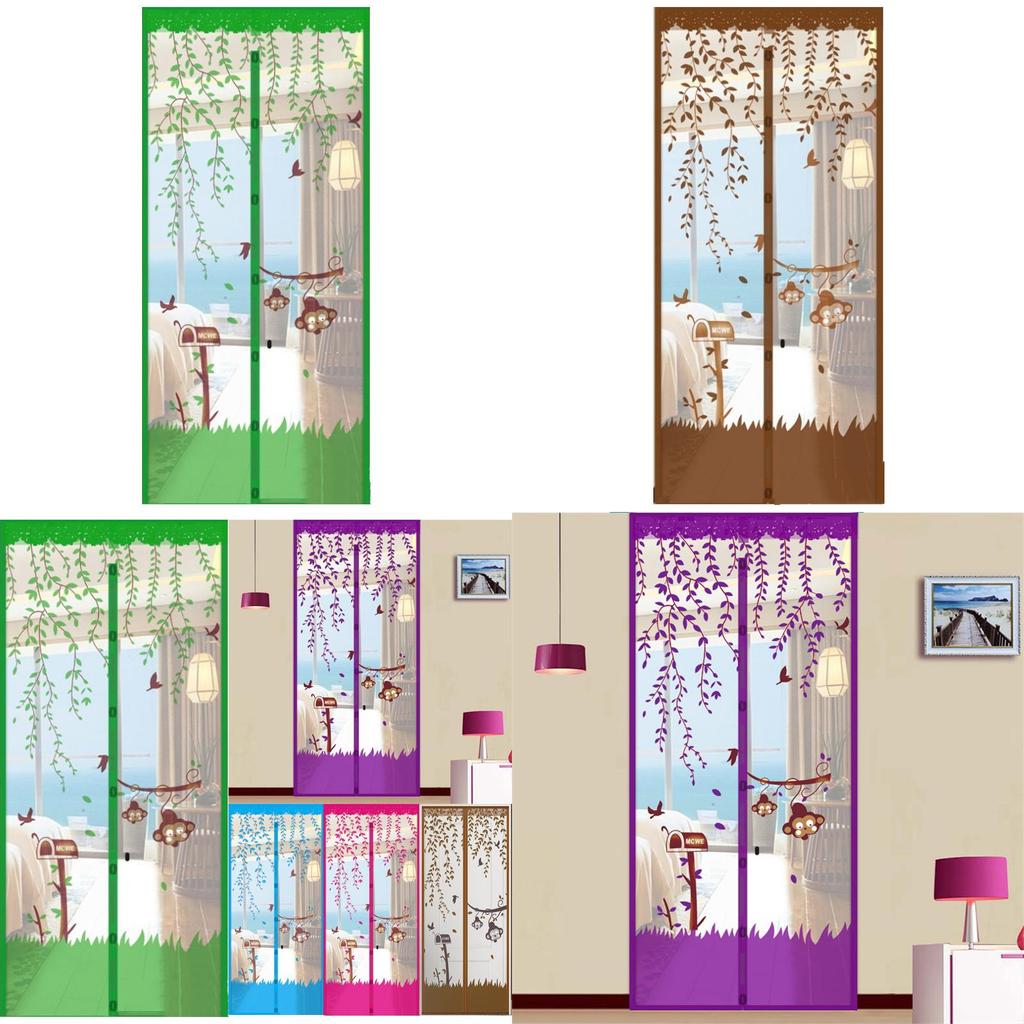 Anti Insect Mosquito Bugs Magnetic Tulle Automatic Closing Door Screen Mesh Net