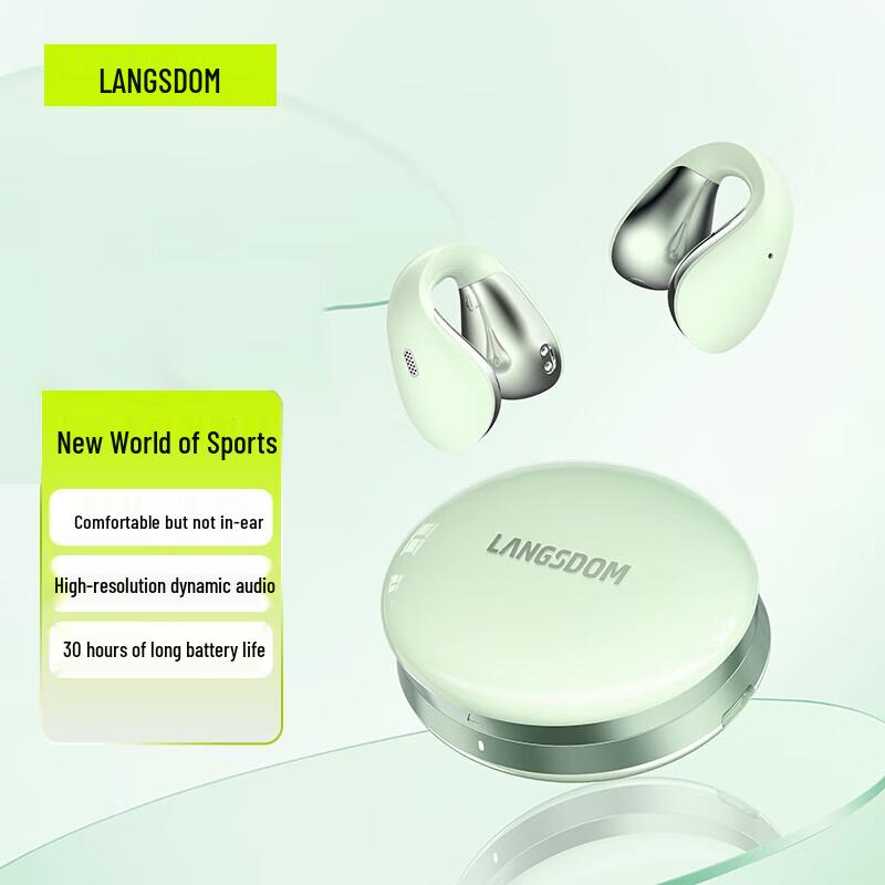 

Lansdton AirSoul Wireless Open-Ear Clip-On Sports Headphones