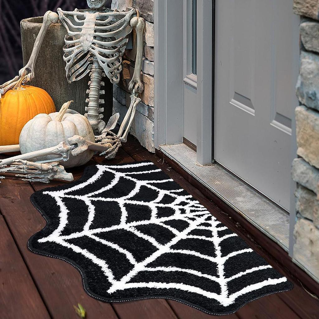 Halloween Front Door Outdoor Welcome Mat Fun Door Mat Home Non-Slip Carpet Decoration 40x60cm
