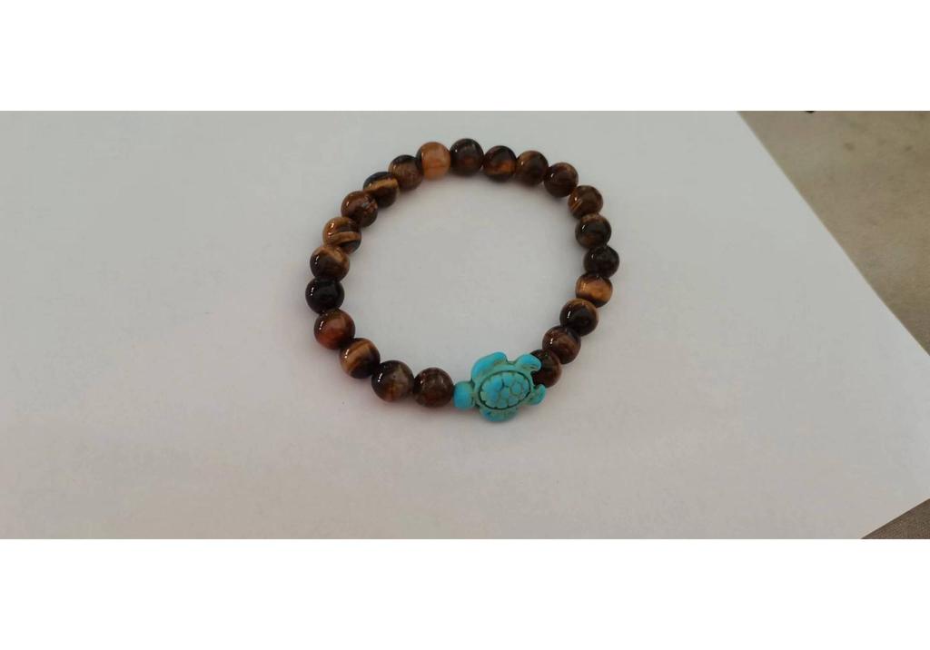 Stilvolles Perlen-Schildkröten-Armband für Damen - Exotisches Sommer-Strand-Accessoire
