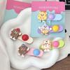 Cute Cartoon Jelly Bean Hair Clips - Fun and Sweet Accessories for Girls
