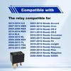4 Pack AC and Starter Relay Compatible with 2003-2014 Accord 2006-2014 Civic