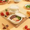 Jiwanggu 1500ml Biodegradable Corn Starch Disposable Lunch Box with Lid