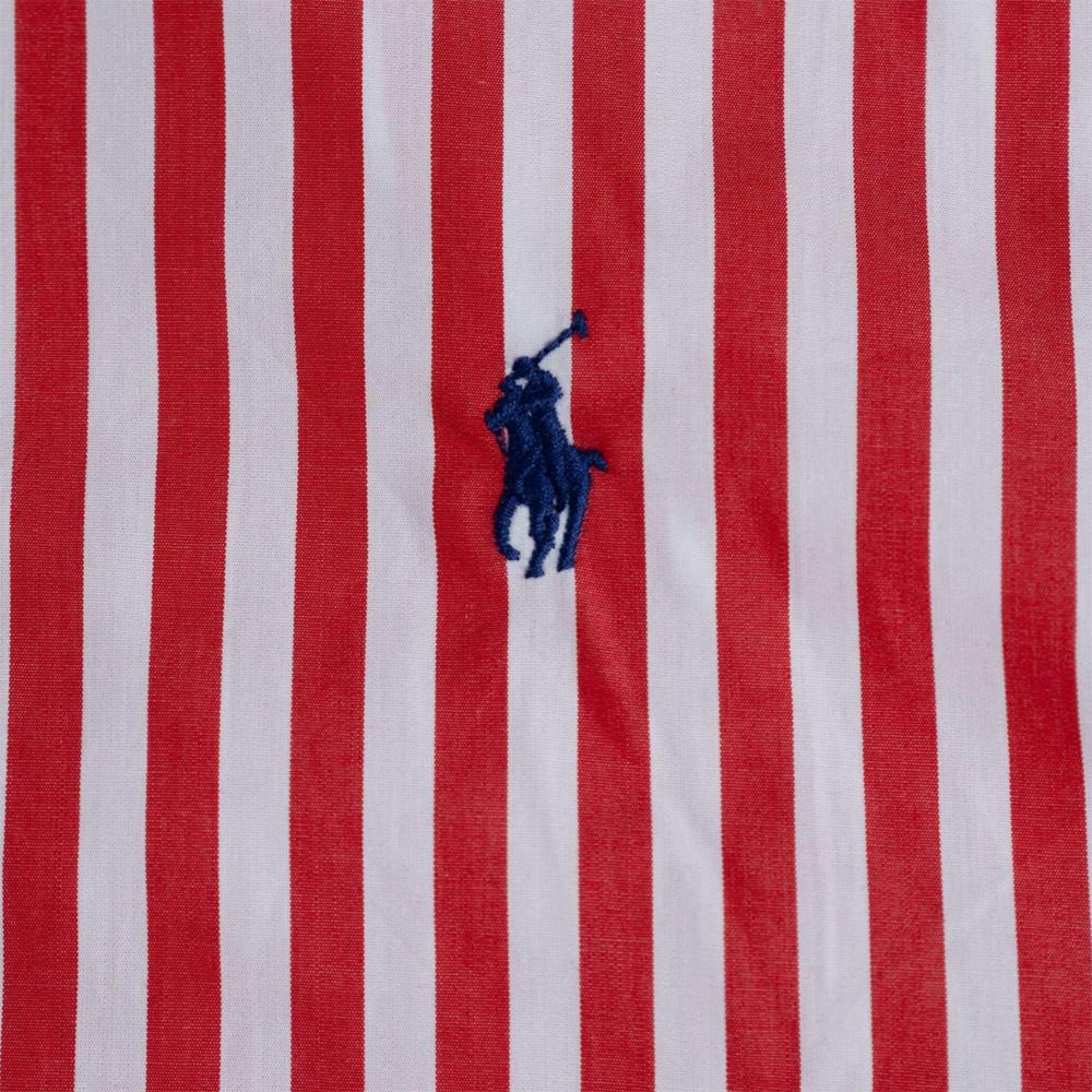 Polo Ralph Lauren FW24 Striped Small Pony Logo Embroidered Long Sleeve Shirt Men Shirts 710787320-003