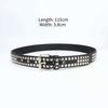 European and American Square Bead Rivet Belt Belt Punk Hardware Jeans Belt