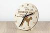 Bedlington Terrier, Rothbury Terrier, Rodbery Terrier - Clock with Dog, Wooden Clock with Engraving, Personalised Clock by Art-Dog