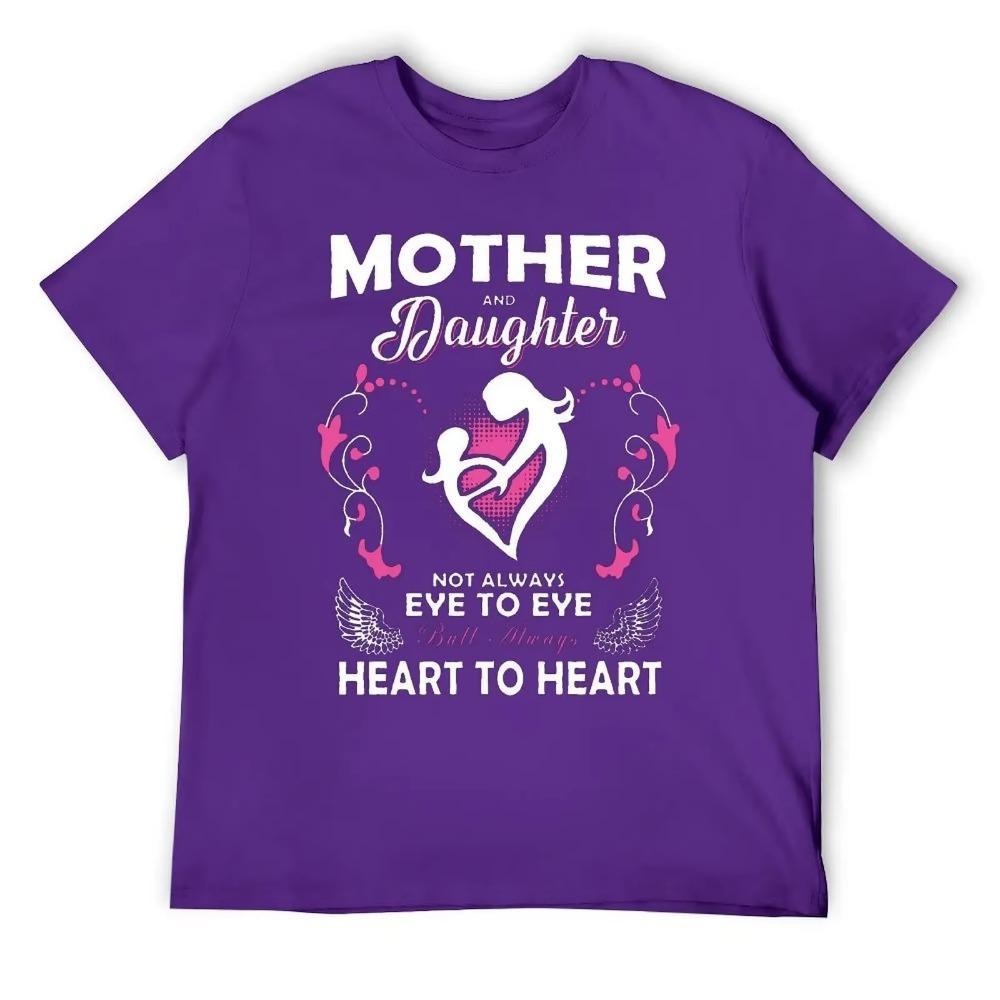 Mother's Day Mother And Daughter Mom T WOmen's T-shirt Round Neck Sports  Cool Tshirt Creative Aactivity Competition Eur Size