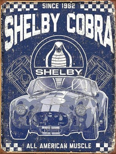 SHELBY COBRA Retro Metal PlaqueSign Pub Bar Man Cave