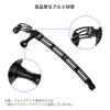 HSU Aluminum Curved Extension Arm for GoPro Mount Helmet with Screw Adapter for GoPro Hero Osmo AKASO Brave Action Camera Accessories (3-in-1) 1/4"