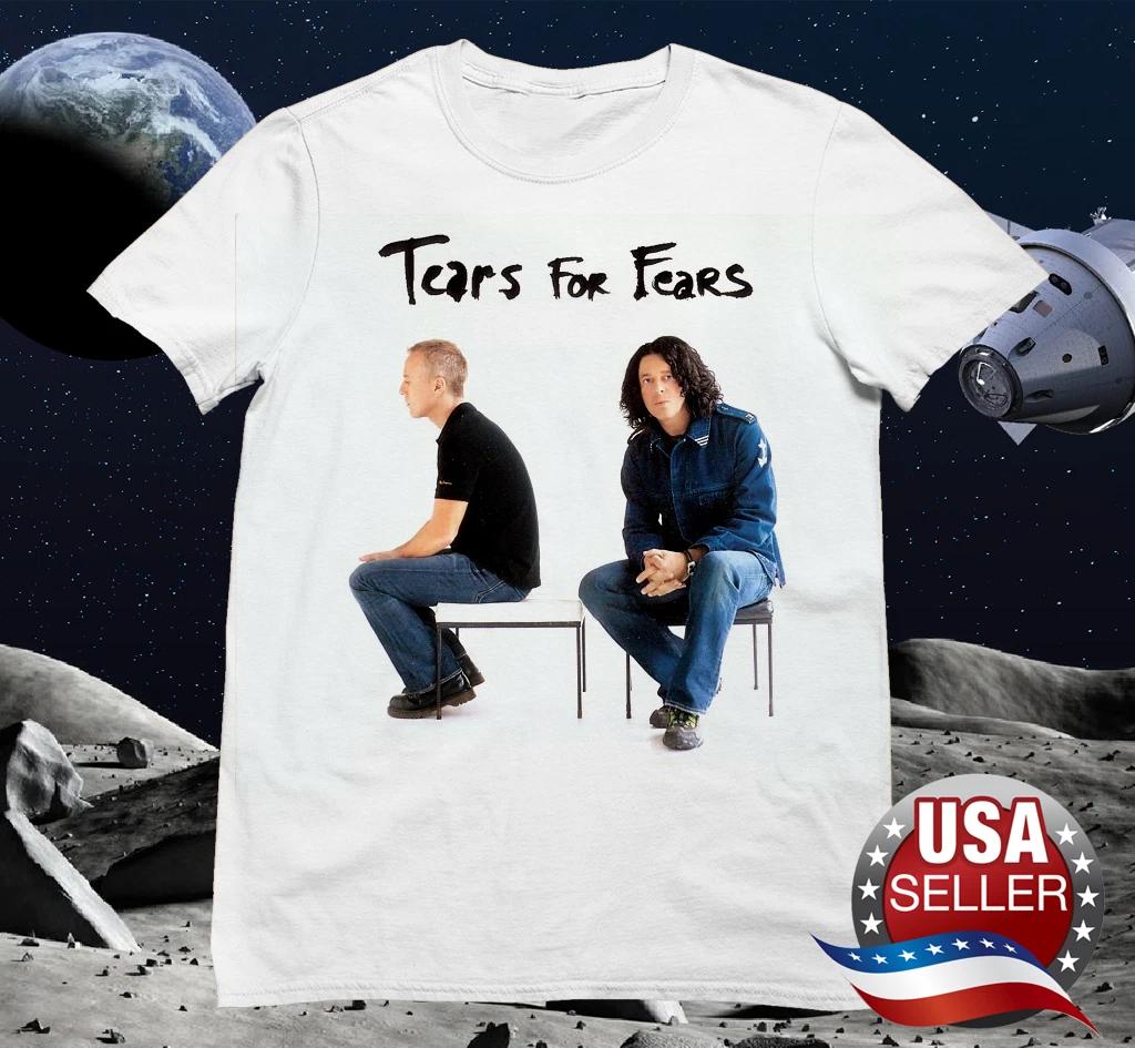 Men s and Women s T-shirts Tears for Fears band album T-shirt white short sleeve All Sizes L