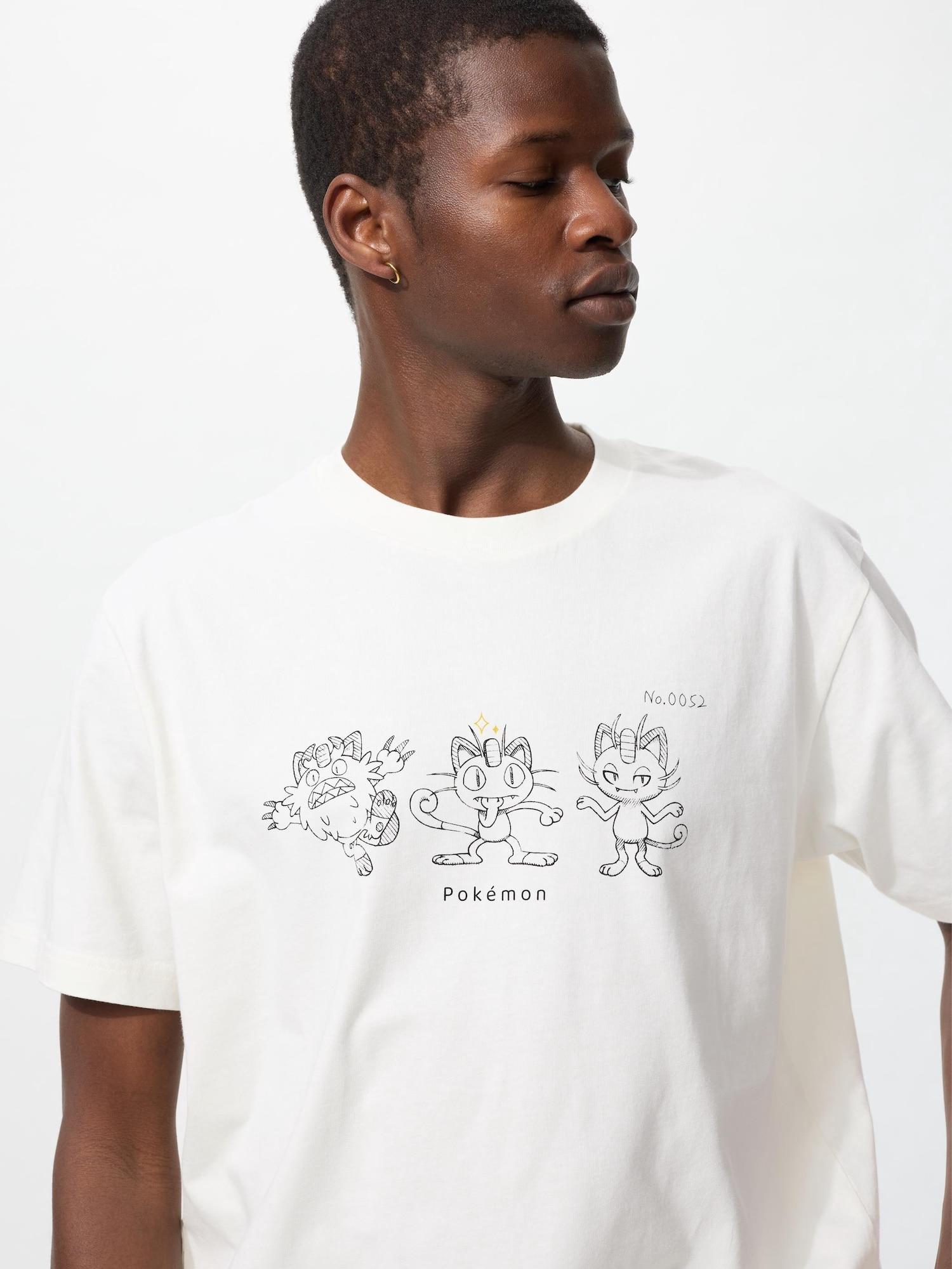 

Uniqlo Футболка с коротким рукавом Pokemon UT Graphic B 01 OFF WHITE/UNISEX 3XL
