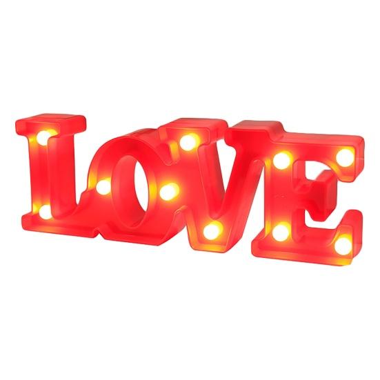 Letter Light Battery Operated Romantic Express Love Props LED Marquee Letters Love Sign Lamp for Wedding