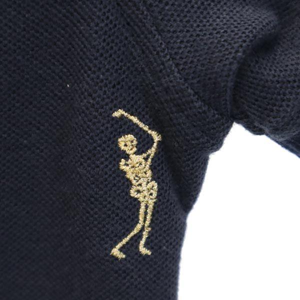 MARK&LONA Made In Japan Golf Short Sleeve Polo Shirt S Navy Fawn Women Used