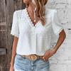 Solid Casual Loose Blouses For Women Fashion 2026 Summer Vintage Women's Oversized Shirts And Blouses Elegant Youth Female Tops