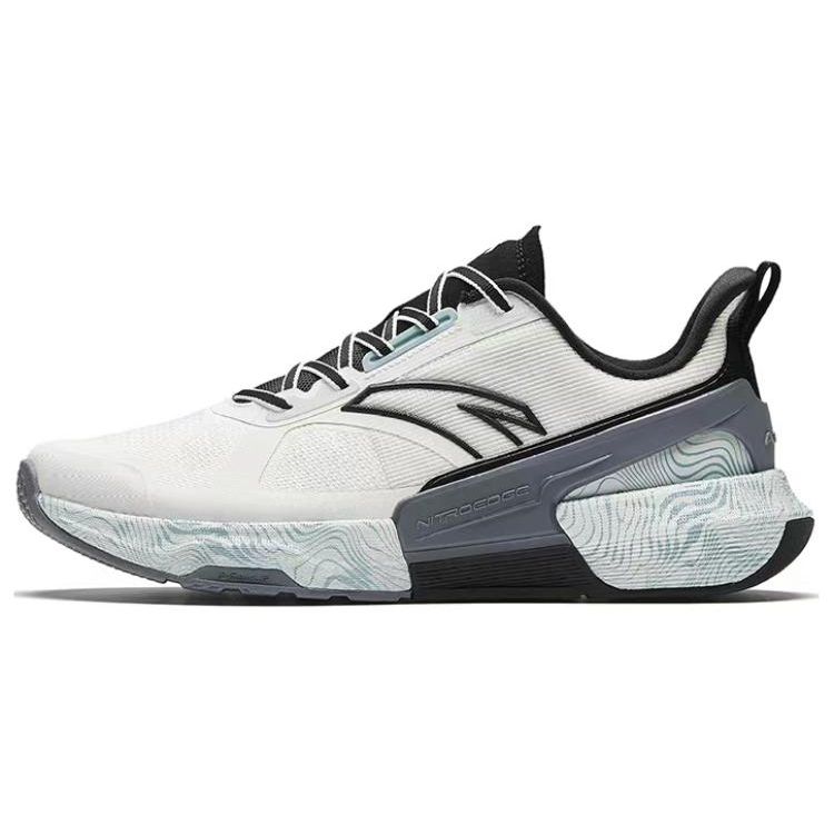 ANTA Men Running Shoes White Black Grey 112347782-5 40.5