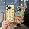 Waterproof Silicone Phone Case For Huawei P70 Pro/Pura 70 Pro+ Fashion Design Full Wrap Soft Case Card Slot Durable Cute
