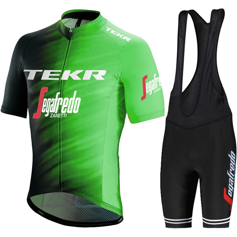 

Cycling Uniform Men s Clothing Mtb Jersey Tricuta Man Bib Outfit Set Bike Sports Summer Shorts Male Bicycle Clothes Jerseys Road Asian size - S