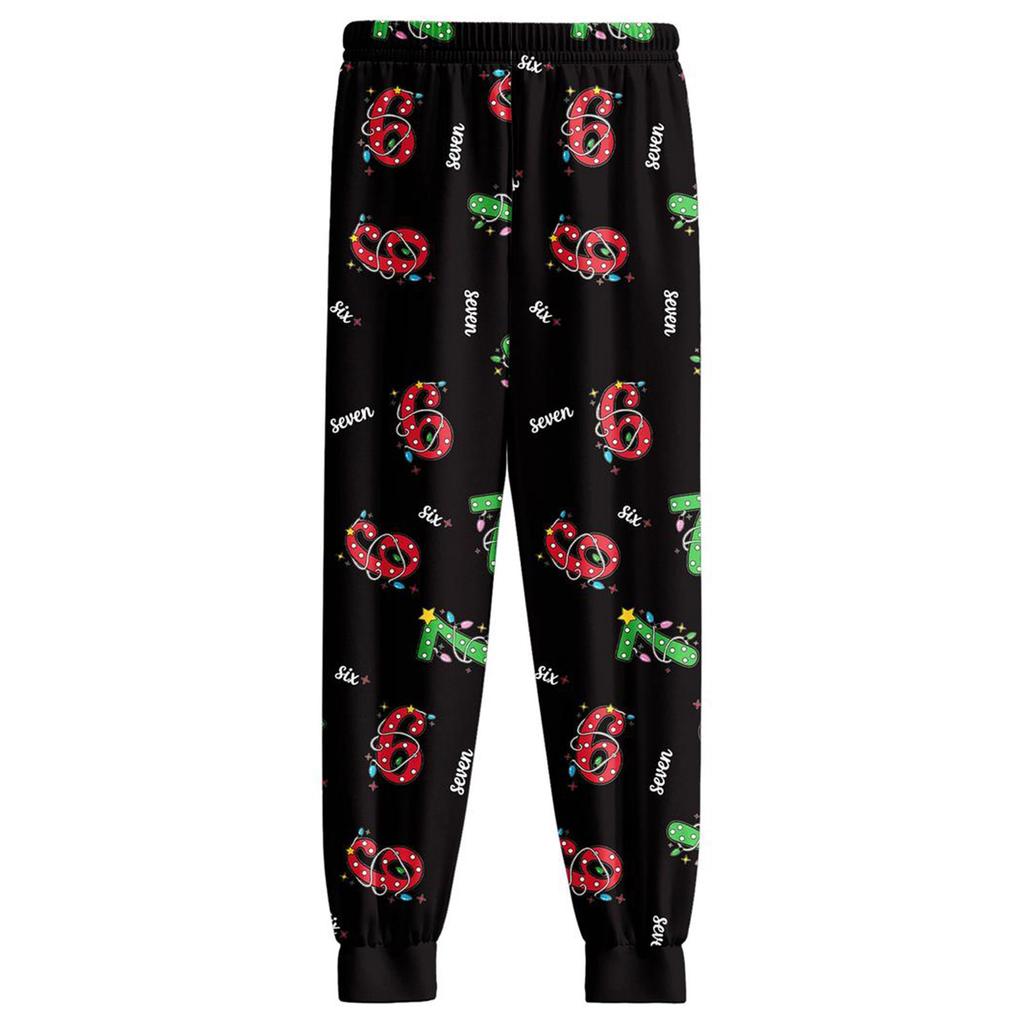 67 Children's Fashion Set: Round Neck Long-Sleeved Top And Pants