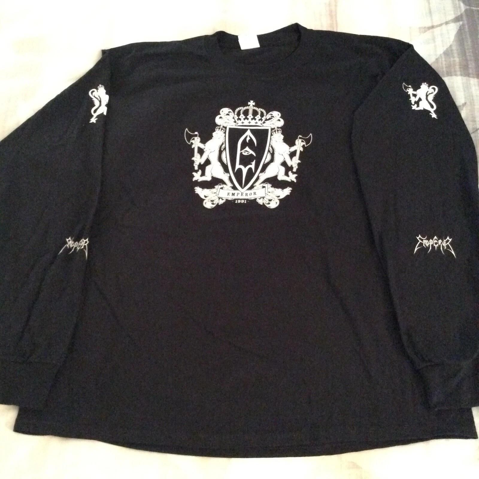 EMPEROR Emperor 1991 LS Рубашка XL, Azarath, The Chasm, Inquisition, Urgehal M