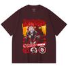 230 g/m² 100% Baumwolle Dandadan V26 Okarun Turbo Print Unisex Schweres Baumwoll-T-Shirt