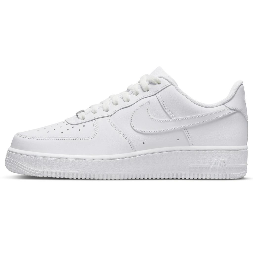 Nike Air Force 1 Coverage Slip Resistant And Abrasion Resistant Low top Skateboard Shoes Men's White CW2288-111(Team41-)