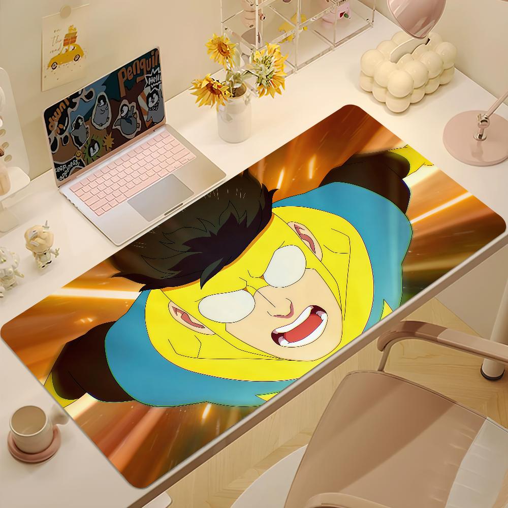 Anime Invincible Mouse Pad Large Nonslip Lockedge Desktop Computer Desk Mat Keyboard Writing Mousepad Office Gamer Student