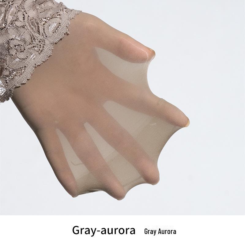 Little Matchmaker Lace One-Piece Sexy Open-Crotch Suspender Stockings with Half-Hip Design