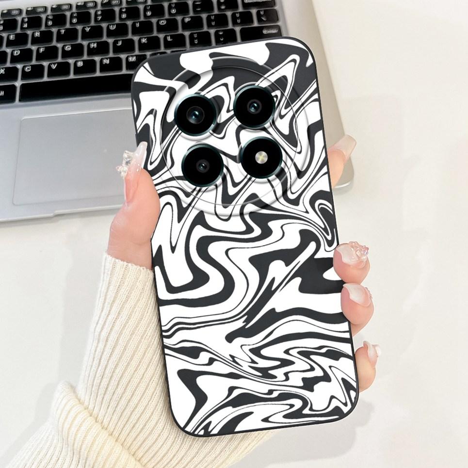

For Realme 13 Pro Pro+ Case Colorful Painting Bumper Shockproof Liquid Silicone TPU Back Cover On Redmi13 Pro Plus Soft Coque Realme 13 Pro Plus