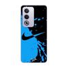 Case - MANIACASE - Oppo A80 - Soft - Black and Blue - Nike Logo