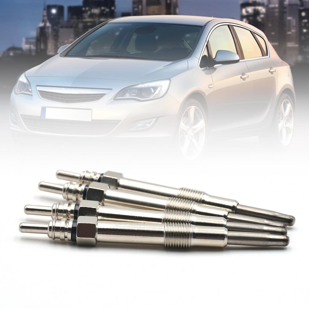 4Pcs Glow Plug High Performance/Power Silver 1 9 CDTI Car Heater Spark Plug for Romeo/Fiat/Lancia Lybra/Opel/Saab/Vauxhall