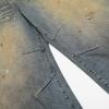 Retro Gewaschen Grau Weiter Bein Jeans Männer Frauen Lockerer Schnitt Streetwear Stil Kollektion