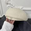 2023 Women's Large Wool Felt Beret - Autumn/Winter Korean Style Warm Influencer Painter Hat