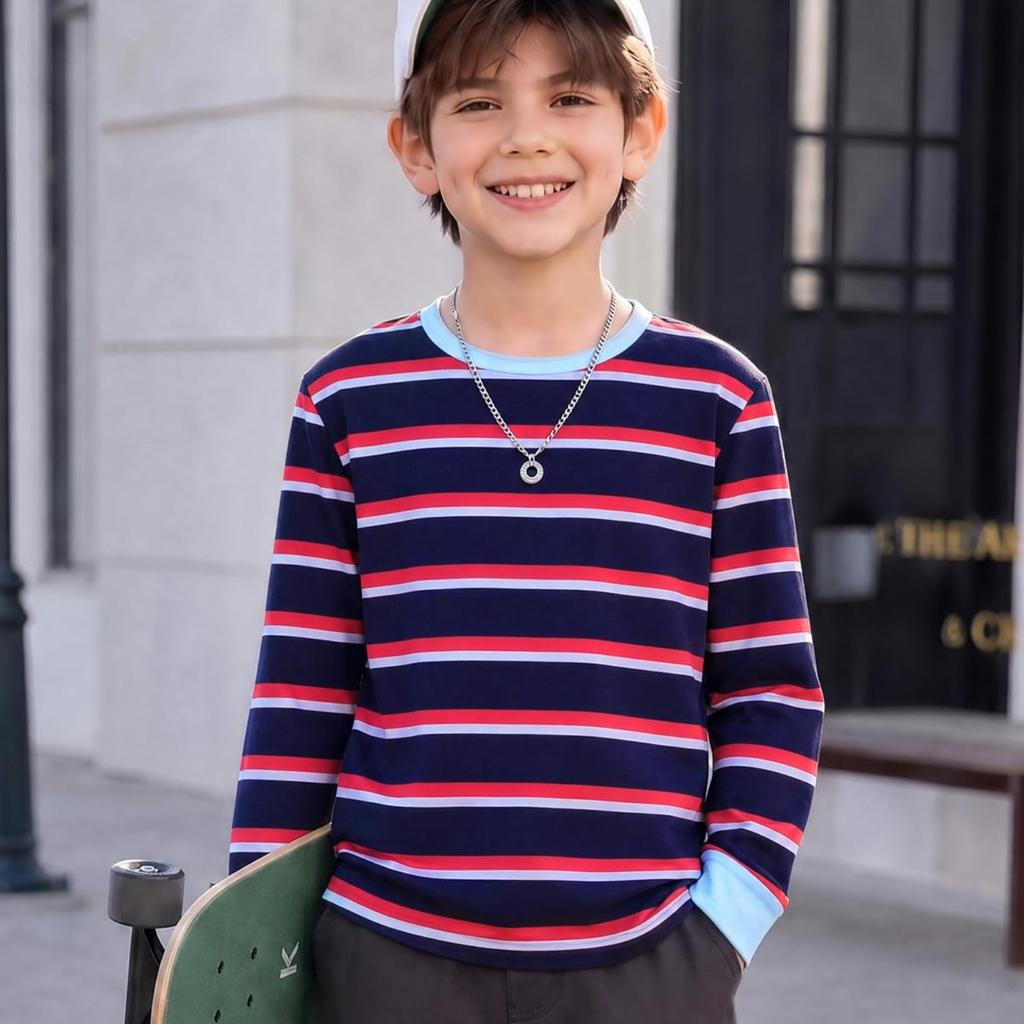 Felpa Girocollo Unisex per Ragazzi e Ragazze, Top Pullover Casual Comodo Girotondo